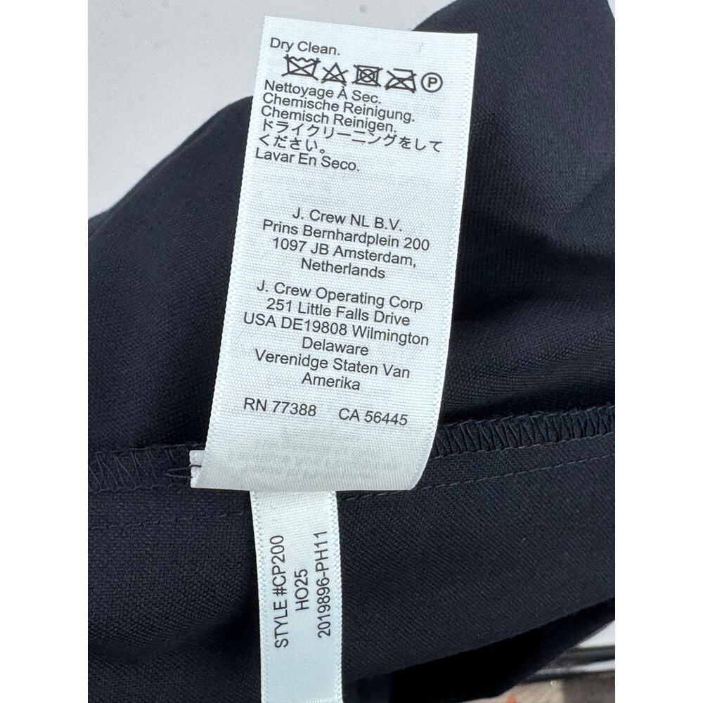 J. Crew Women's Pleated Mini Skirt with Buckle Detail Navy Size 14 NWT - Picture 12 of 12